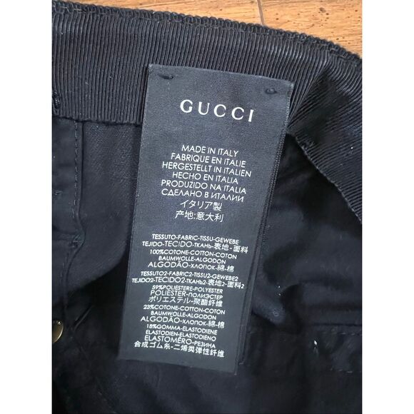 Gucci Unisex Black Canvas White Headband
Cabardine Baseball Hat L/59 - Picture 8 of 14